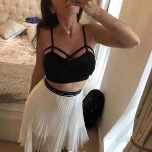 Topshop white skirt